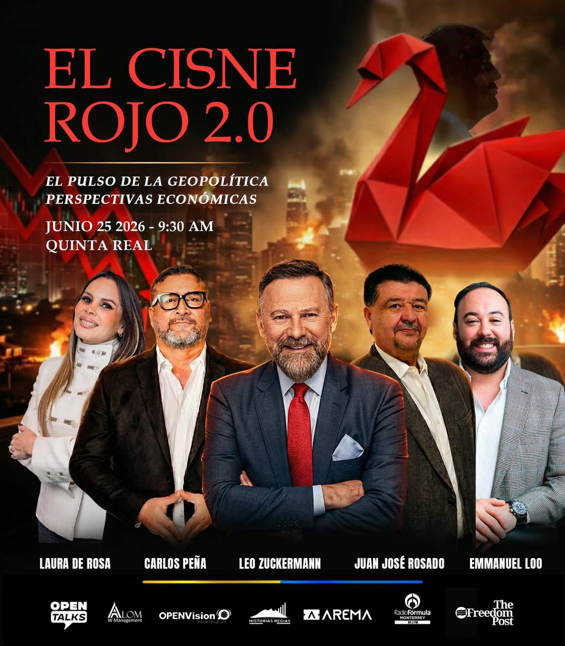 El Cisne Rojo 2.0, evento de geopolítica y perspectivas económicas